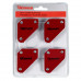 Set 4 mini suporti magnetici sudura 9lbs