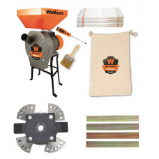 WOLFSON - MOARA PENTRU CEREALE SI STIULETI DE PORUMB ( cu picior)