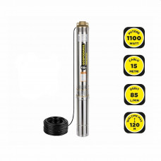 GOSPODARUL PROFESIONIST POMPA SUMERSIBILA APA CURATA 4QJD-1100, 8 TURBINE - 1100W, 5000 l/h